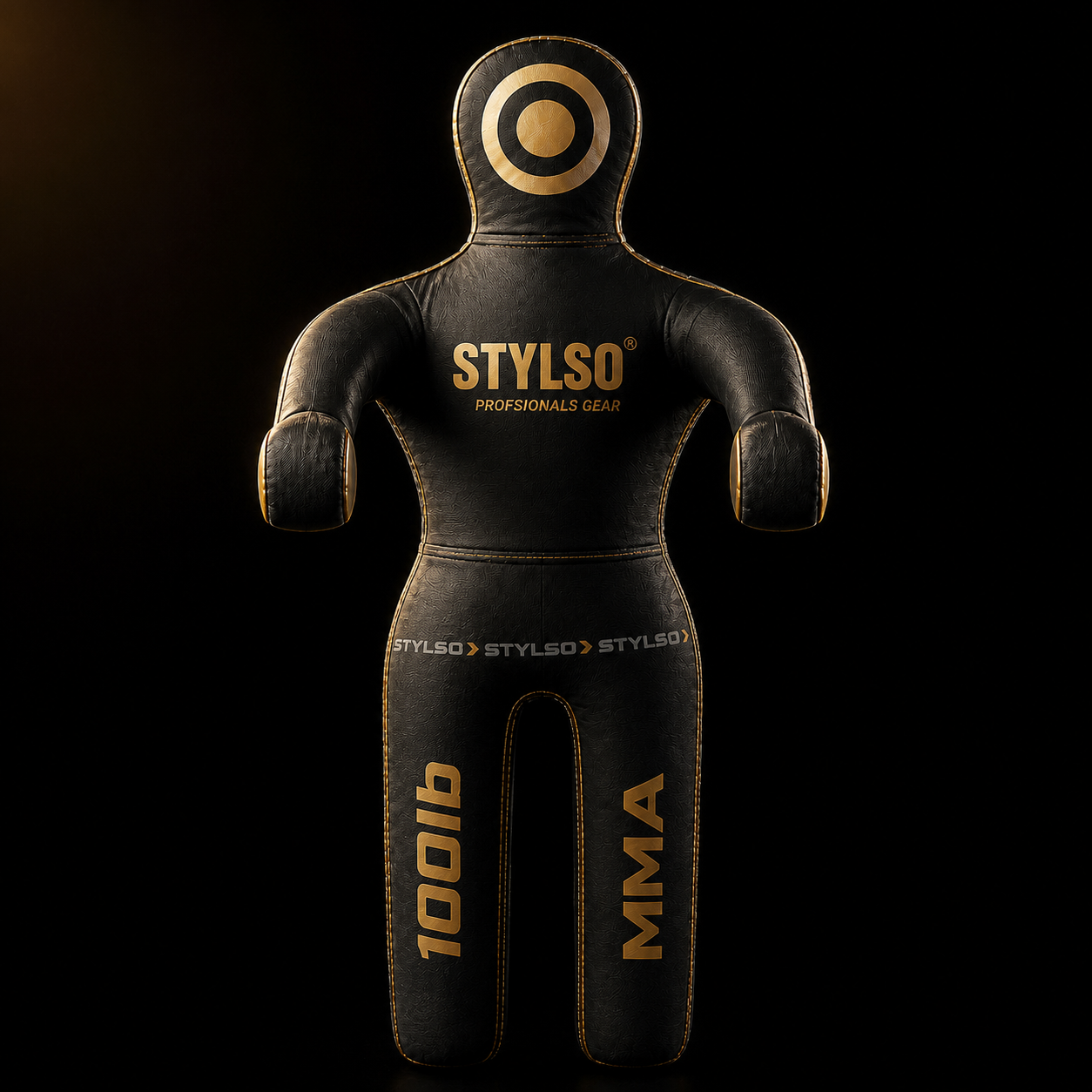 Professional wrestling training dummy standing grappling dummy